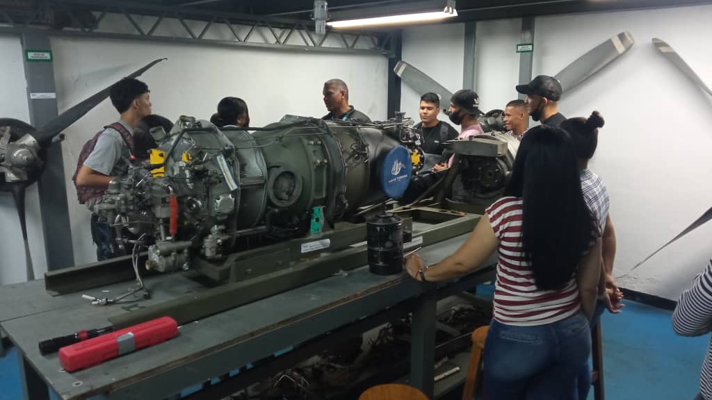 Práctica en motor aeronáutico CEA/CIA54